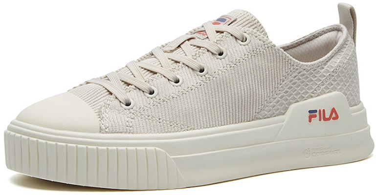 (W) FILA Sepatu Rendah Fashion Court Putih Krem F12W134343FWS Order (W) FILA Sepatu Rendah Fashion Court Putih Krem F12W134343FWS