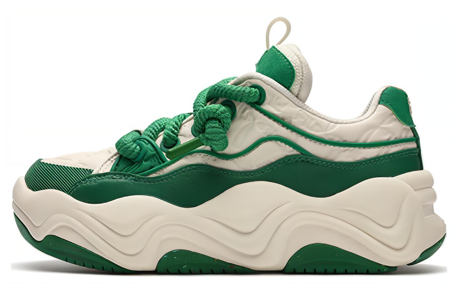 (Women) FILA Fashion Skate Shoes 'White Green' F12W341202FWF