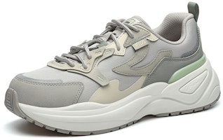 (W) 휠라 패션 스니커즈 '그레이 그린' F12W144154FSF Order (W) 휠라 패션 스니커즈 '그레이 그린' F12W144154FSF