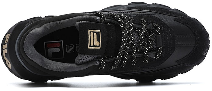 (W) FILA时尚低帮运动鞋 灰/黑色 F12W144120FBC Shop (W) FILA时尚低帮运动鞋 灰/黑色 F12W144120FBC