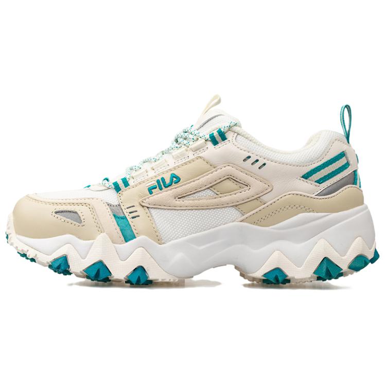 (Women) FILA Fellow Running Shoes Brown/White/Green T12W031101FSW