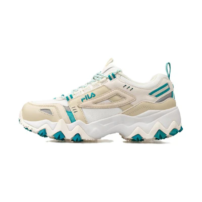 (W) FILA Fellow Running Shoes Brown/White/Green