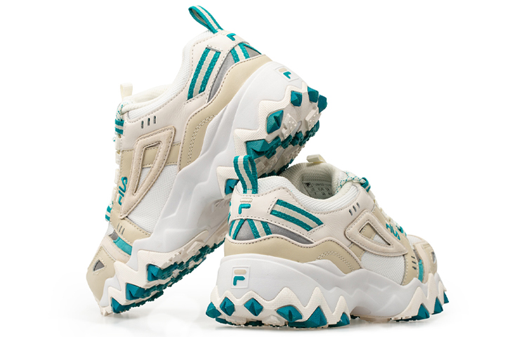 (W) FILA Fellow Running Shoes Brown/White/Green 圖 4