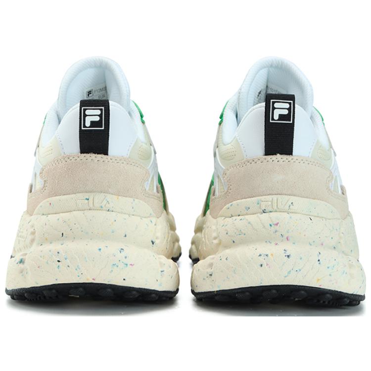 Shop FILA斐樂 Fern 蕨草鞋 舒適輕便運動休閒 低筒 老爹鞋 女款 斐樂白