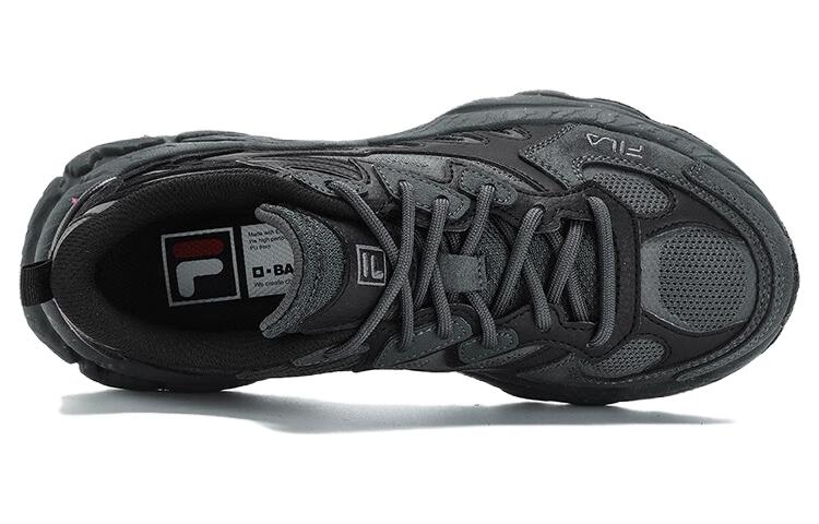 Lookbook FILA斐樂 舒適百搭 時尚 耐磨防滑 低筒 老爹鞋 女款 灰黑色