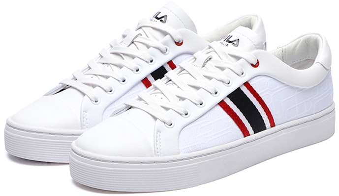 (Women) FILA 1911 'White Blue Red' F12W226204FWT Order (Women) FILA 1911 'White Blue Red' F12W226204FWT