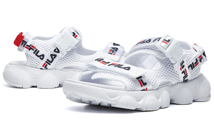 (W) FILA FILA Jagger Sports White Sandals 圖 3