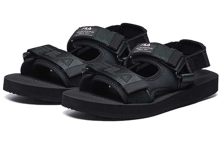 (W) FILA FILA Ultra Light Black Sandals 圖 3