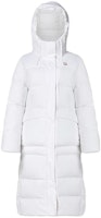 (Women) FILA Fitness Solid Color Zip-Up Hooded Down Jacket in Jade White. A11W341913F-WT (Women) FILA Fitness Solid Color Zip-Up Hooded Down Jacket in Jade White. A11W341913F-WT