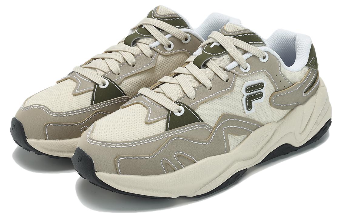 Lookbook FILA斐樂 FLASH 防滑耐磨 低幫 運動休閒鞋 女款 棕黃