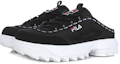Order (W) FILA Zapatos de Plataforma Loafer Negro/Blanco FS1HTB3135X_BBK
