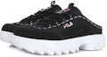 Order (W) FILA Flatform Loafer Hitam/Putih FS1HTB3135X_BBK