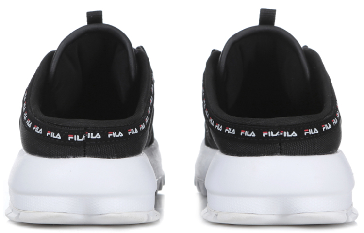 Shop (W) FILA Zapatos de Plataforma Loafer Negro/Blanco FS1HTB3135X_BBK