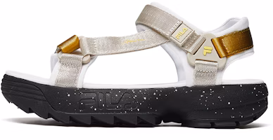 (Women) FILA Flia DRIFTER X PHILLIP LIM sports sandals Black/Gold F12W024523FBS (Women) FILA Flia DRIFTER X PHILLIP LIM sports sandals Black/Gold F12W024523FBS