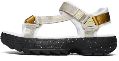 (Women) FILA Flia DRIFTER X PHILLIP LIM sports sandals Black/Gold F12W024523FBS (Women) FILA Flia DRIFTER X PHILLIP LIM sports sandals Black/Gold F12W024523FBS