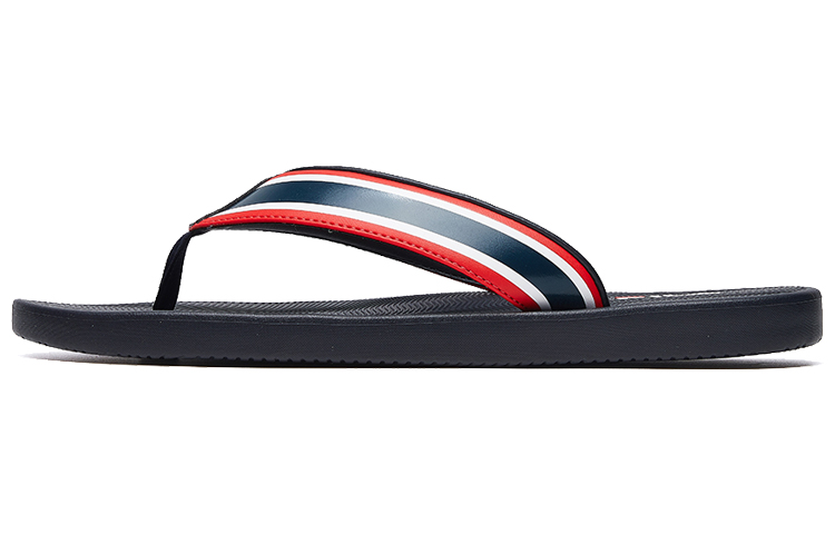 (Women) FILA Flip Flops Black/Red/White F12W024612FNV