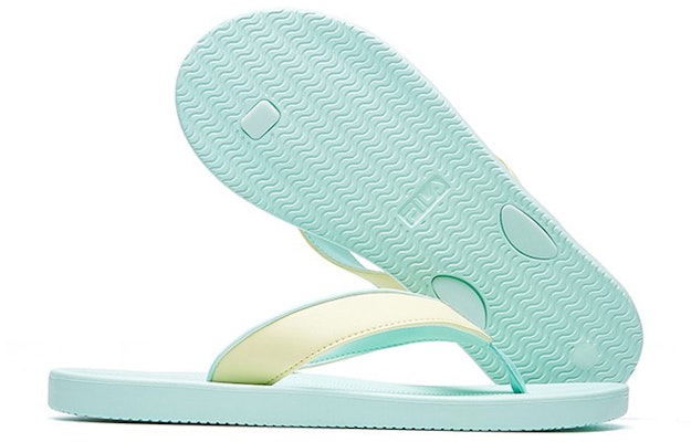 (W) Chanclas FILA Verde Amarillo F12W024612FWY Shop (W) Chanclas FILA Verde Amarillo F12W024612FWY