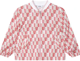 (Women) FILA Floral Casual Fashion Woven Bomber Jacket F11W334705F-ZA (Women) FILA Floral Casual Fashion Woven Bomber Jacket F11W334705F-ZA