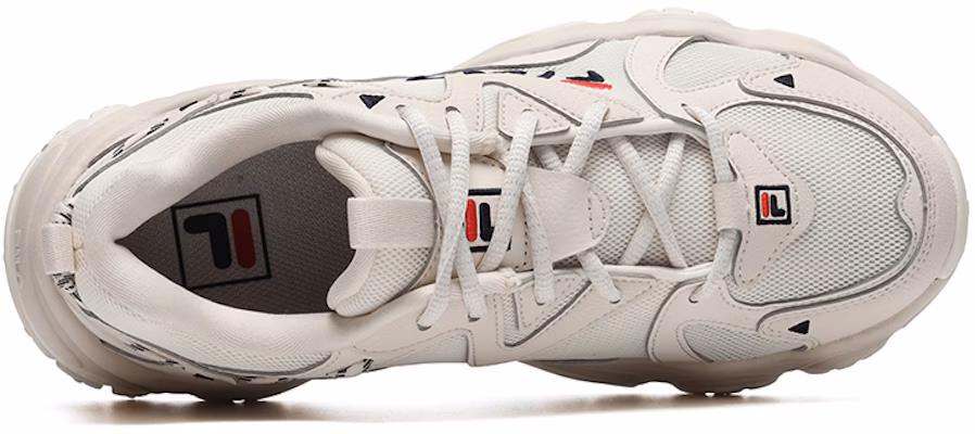 (W) FILA Fluid 4 Sneakers 'Beige' Beige F12W232127FAW Lookbook (W) FILA Fluid 4 Sneakers 'Beige' Beige F12W232127FAW