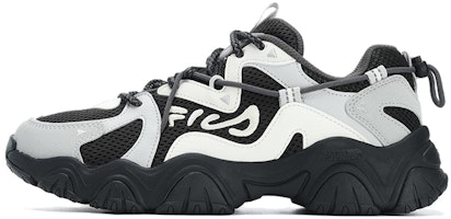 (Women) FILA Fluid 4 Sneakers 'Black Grey White' F12W332113FFC (Women) FILA Fluid 4 Sneakers 'Black Grey White' F12W332113FFC