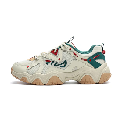 (W) FILA Fluid 4 Sneakers 'Cream Green Red'