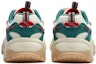 Shop (W) FILA Fluid 4 Sneakers 'Krim Hijau Merah' F12W312101FCC