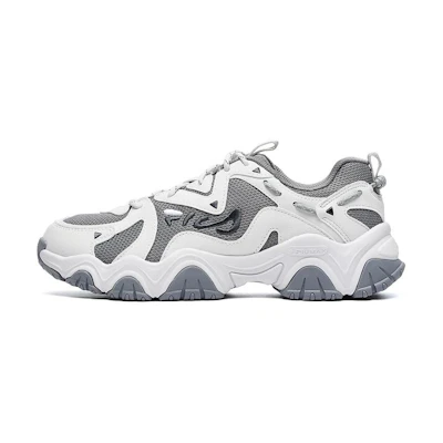 (W) FILA Fluid 4 Cat Claw Fashion Shoes 'White Grey'