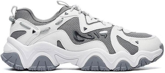 FILA斐樂 Fluid 4 復古 低幫 運動休閒鞋 女款 白灰 Order FILA斐樂 Fluid 4 復古 低幫 運動休閒鞋 女款 白灰