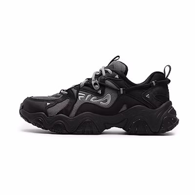 (W) FILA Fluid 4 Sneakers 'Black Grey'