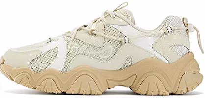(Women) FILA Fluid 4 Sneakers 'Cream White Beige' F12W332113FAC (Women) FILA Fluid 4 Sneakers 'Cream White Beige' F12W332113FAC