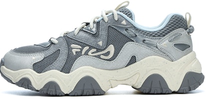 (Women) FILA Fluid 4 Sneakers 'Grey White' F12W322107FAD (Women) FILA Fluid 4 Sneakers 'Grey White' F12W322107FAD