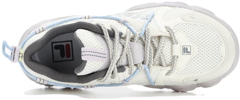 FILA斐樂 Fluid 4 防滑耐磨 低筒 運動休閒鞋 女款 奶白丁香灰 Lookbook FILA斐樂 Fluid 4 防滑耐磨 低筒 運動休閒鞋 女款 奶白丁香灰