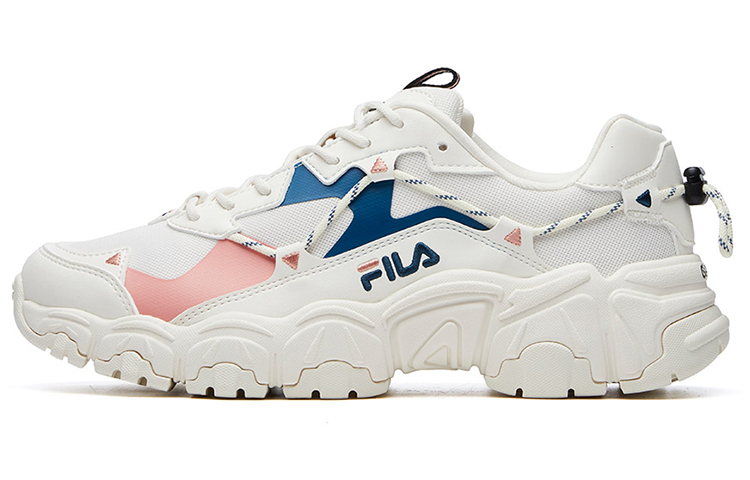(Women) FILA Fluid Low Tops Sports Shoe White Blue F12W114111FWM