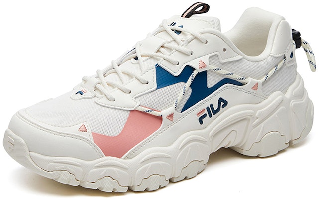 (W) Kasut Sukan FILA Fluid Low Tops Putih Biru F12W114111FWM Order (W) Kasut Sukan FILA Fluid Low Tops Putih Biru F12W114111FWM