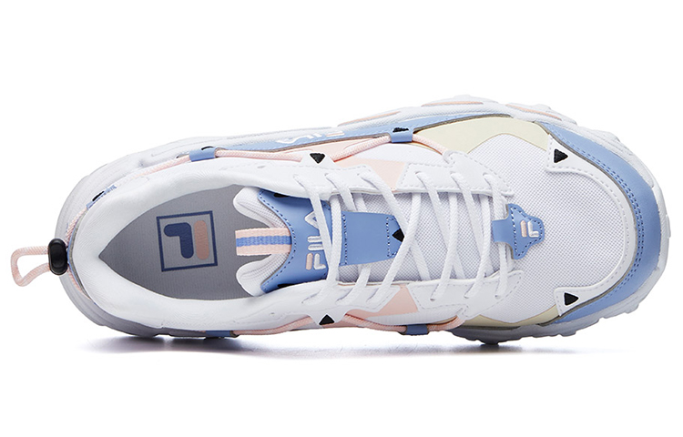 Lookbook (W) FILA Fluid Low Tops Kasut Sukan Putih Biru Merah Jambu F12W114111FFL