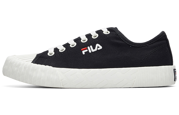 (Women) FILA Fmc Series Carve LowCanvas Shoes Black/White F12W034415FBK