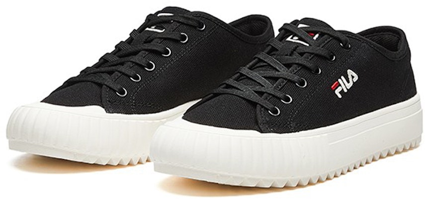 (W) 휠라 FMC 시리즈 카브 로우 캔버스 블랙 F52W014404FBK Order (W) 휠라 FMC 시리즈 카브 로우 캔버스 블랙 F52W014404FBK