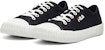 (W) FILA Fmc Series Carve Low Kasut Kanvas Hitam/Putih F12W034415FBK