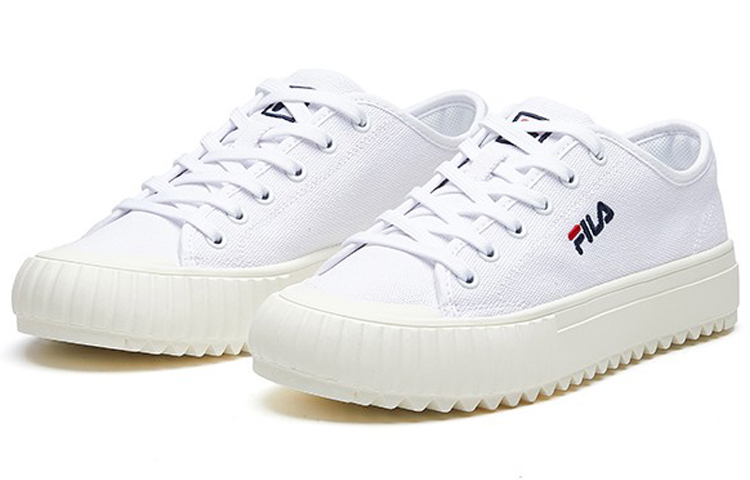 Order (W) FILA FMC系列低帮白色帆布运动鞋 F52W014404FWT