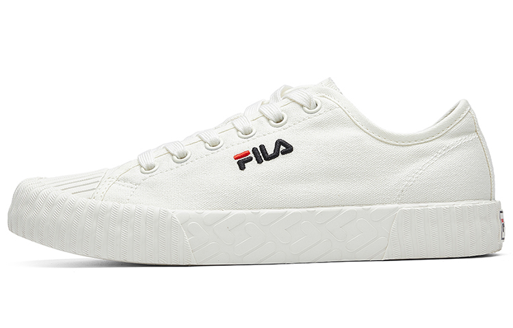 (Women) FILA Fmcv Carve Low-Canvas Shoes White F12W034415FSW