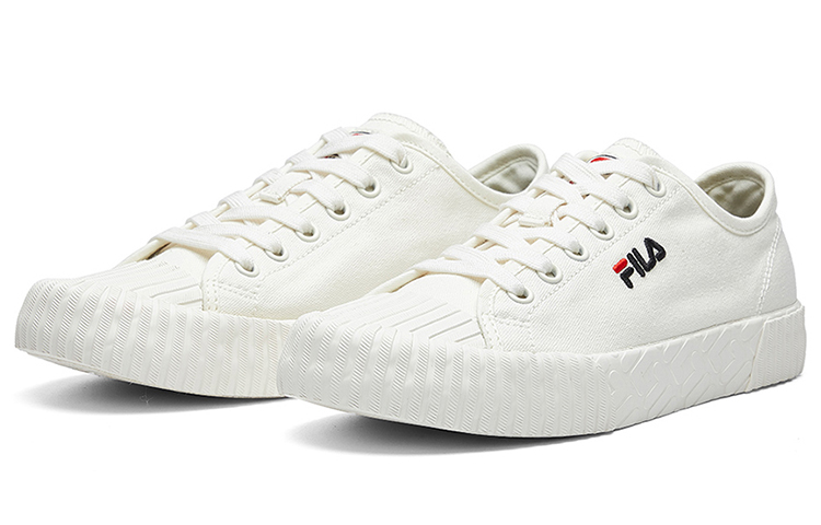 Order (W) FILA Fmcv Carve Low Zapatillas de Lona Blancas. F12W034415FSW