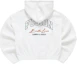 Lookbook (W) FILA FUSION 2023 秋季時尚寬鬆連帽衫 白色 T11W335501F-WT