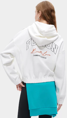 (W) FILA FUSION 2023 秋季時尚寬鬆連帽衫 白色 T11W335501F-WT Details for (W) FILA FUSION 2023 秋季時尚寬鬆連帽衫 白色 T11W335501F-WT