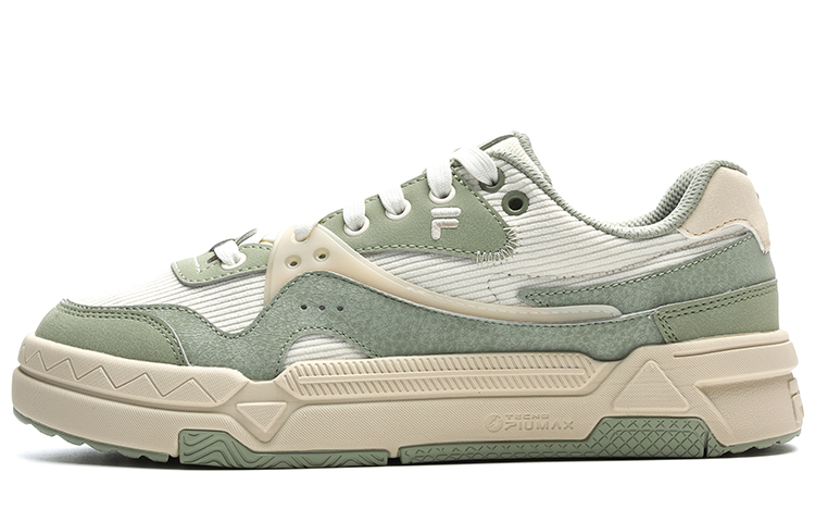 (Women) FILA FUSION Bank Skate Shoes 'White Green' T12W242205FWT