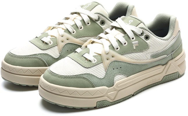 (W) 휠라 퓨전 뱅크 스케이트 슈즈 '화이트 그린' T12W242205FWT Order (W) 휠라 퓨전 뱅크 스케이트 슈즈 '화이트 그린' T12W242205FWT