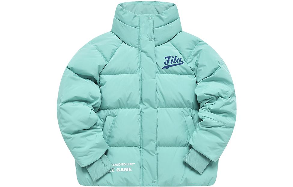 (Women) FILA Fusion  Baseball Series Windproof Down Jacket Wasabi Green. T11W242914BTQ