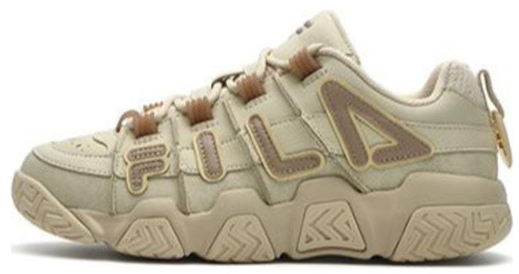FILA FUSION 斐樂 潮牌 防滑耐磨減震 低筒籃球鞋 女款 米色 Buy FILA FUSION 斐樂 潮牌 防滑耐磨減震 低筒籃球鞋 女款 米色
