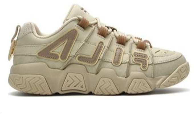 FILA FUSION 斐樂 潮牌 防滑耐磨減震 低筒籃球鞋 女款 米色 Order FILA FUSION 斐樂 潮牌 防滑耐磨減震 低筒籃球鞋 女款 米色