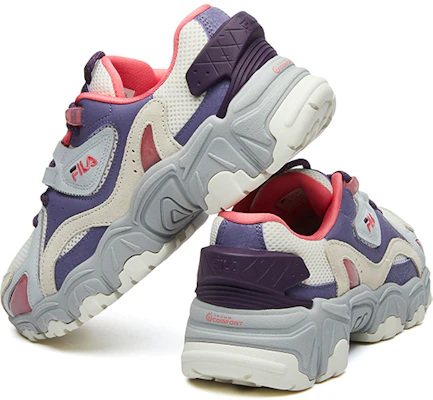 (W) FILA FUSION ''Beige Lila Dad Sneaker'' T12W135207FGL Shop (W) FILA FUSION ''Beige Lila Dad Sneaker'' T12W135207FGL