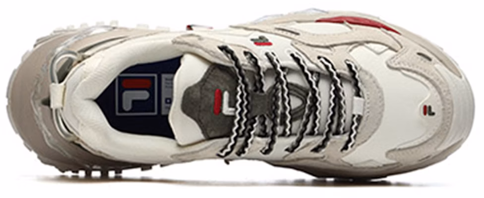 (W) FILA FUSION Bianco Sneakers 'Putih Beige' T12W219102FRD Lookbook (W) FILA FUSION Bianco Sneakers 'Putih Beige' T12W219102FRD